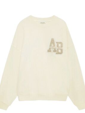 Anine Bing Miles letterman sweatshirt